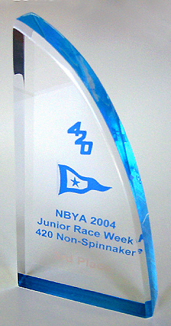 2-Color silk screened awards